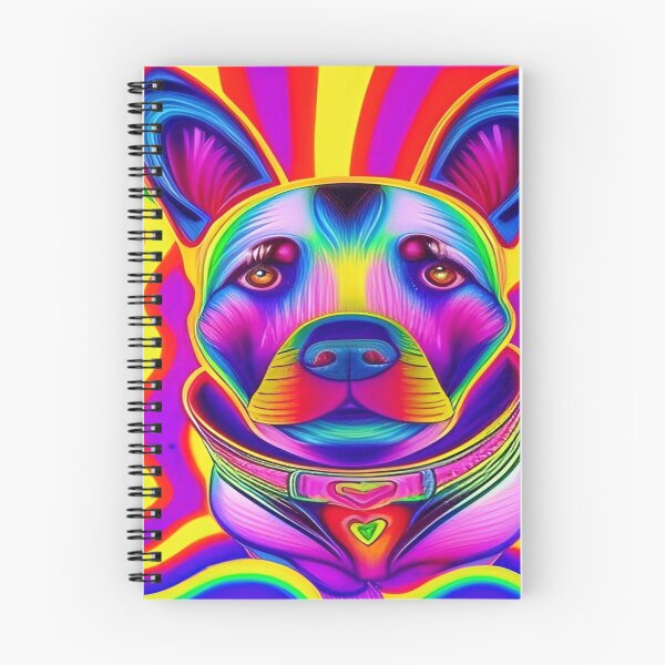 Item preview, Rainbow Doggy Abstraction Pets Dog Puppy Love Spectacular Doglove designed and sold by ValleyDream.