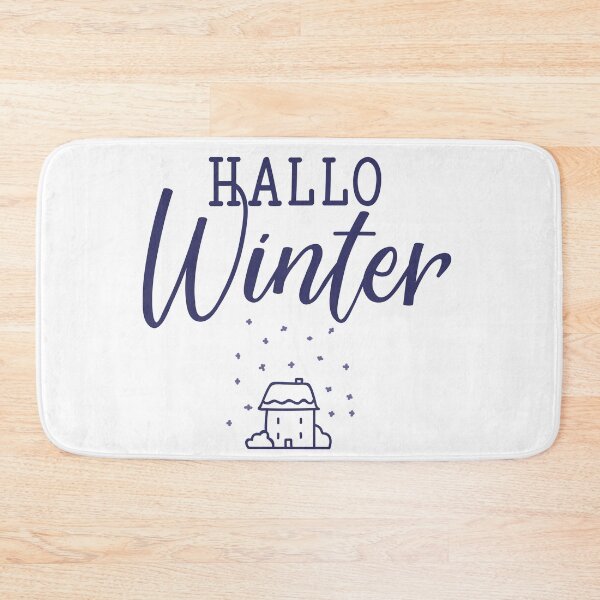 Item preview, Hallo winter. German text: Hello winter. designed and sold by pidzam4e.