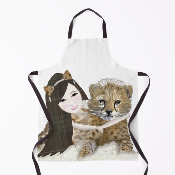 Item preview, Girl & Cheetah designed and sold by HouseOfHoneydew.