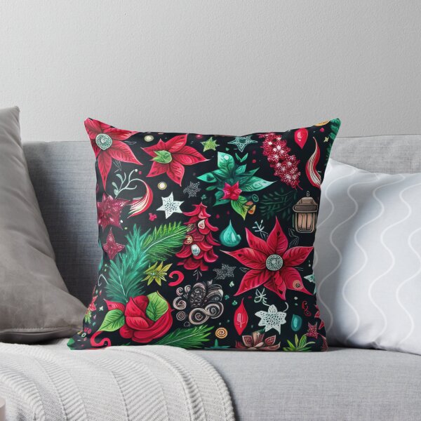 Item preview, Christmas floral design for christmas t-shirts designed and sold by XmasPatterns.