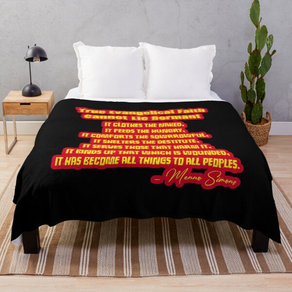 Item preview, True Evangelical Faith - Menno Simons Quote designed and sold by midofeverywhere.