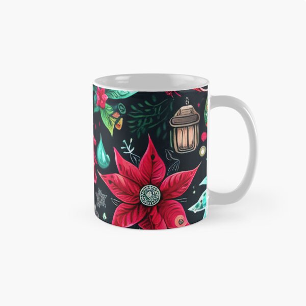 Item preview, Christmas floral design for christmas t-shirts designed and sold by XmasPatterns.