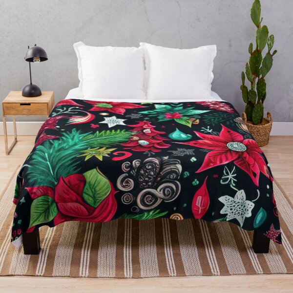 Item preview, Christmas floral design for christmas t-shirts designed and sold by XmasPatterns.