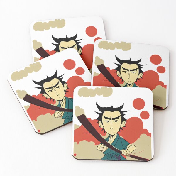 Item preview, Funny Samurai Warior design inspired by Anime Cartoon Style designed and sold by KOTOdesign.