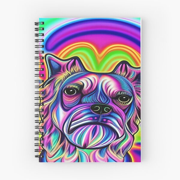 Item preview, Rainbow Doggy Abstraction Pets Dog Puppy Love Spectacular Doglove designed and sold by ValleyDream.