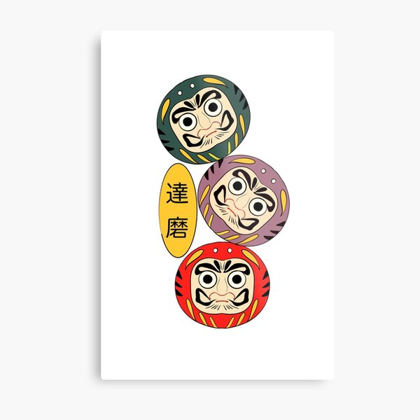 Daruma Doll | Metal Print