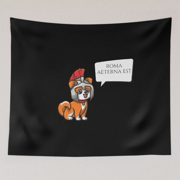 Item preview, Roma Aeterna Est - Ancient Rome - Latin Motto - Roman Legionary Dog designed and sold by Styrman.