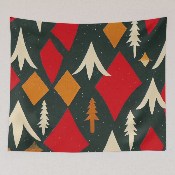 Item preview, Vintage Christmas pattern designed and sold by MorningPanda.