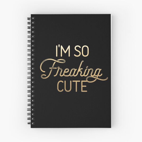 Item preview, I'M SO Freaking CUTE (gold) designed and sold by starkle.