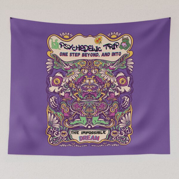 Item preview, PSYCHEDELIC TRIP ONE STEP BEYOND AND INTO THE IMPOSSIBLE DREAM-SAGFABULOUS designed and sold by SagFabulous.