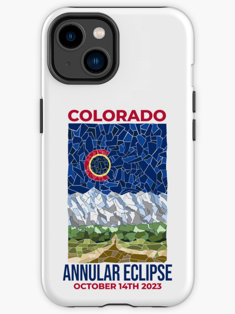 Thumbnail 1 of 4, iPhone Case, Colorado Annular Eclipse 2023 designed and sold by Eclipse2024.