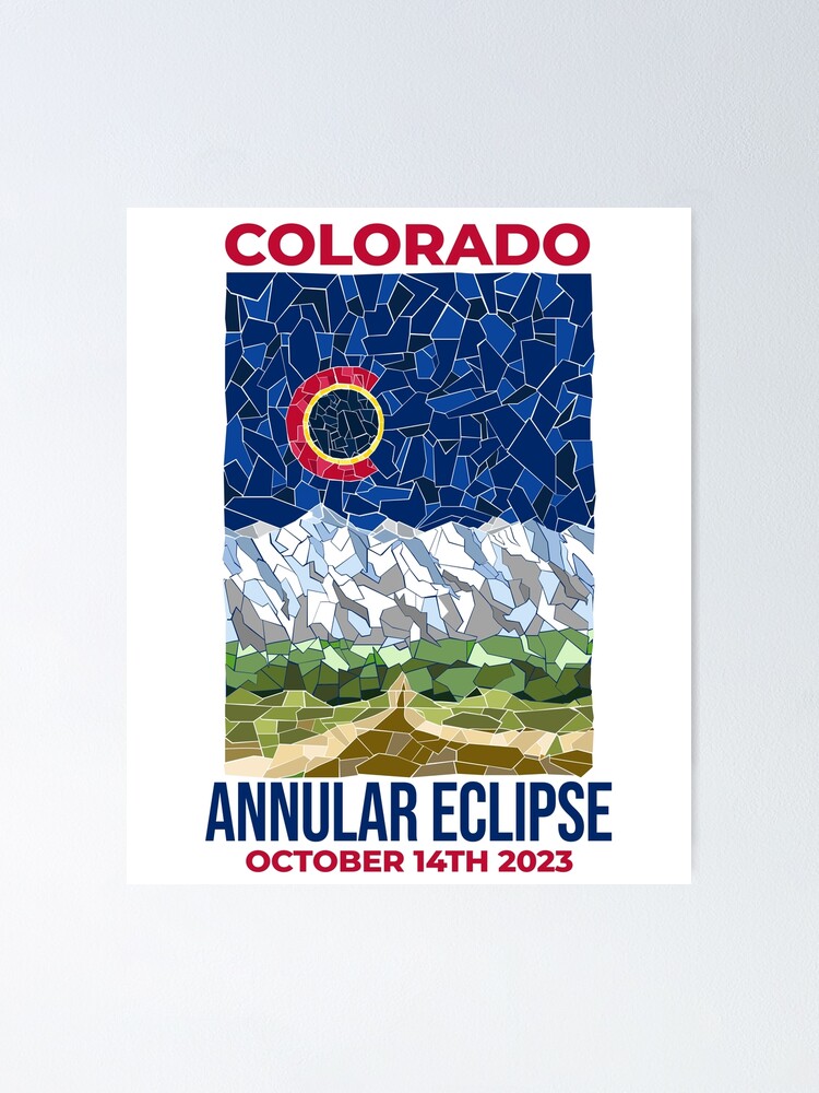 Thumbnail 1 of 3, Poster, Colorado Annular Eclipse 2023 designed and sold by Eclipse2024.