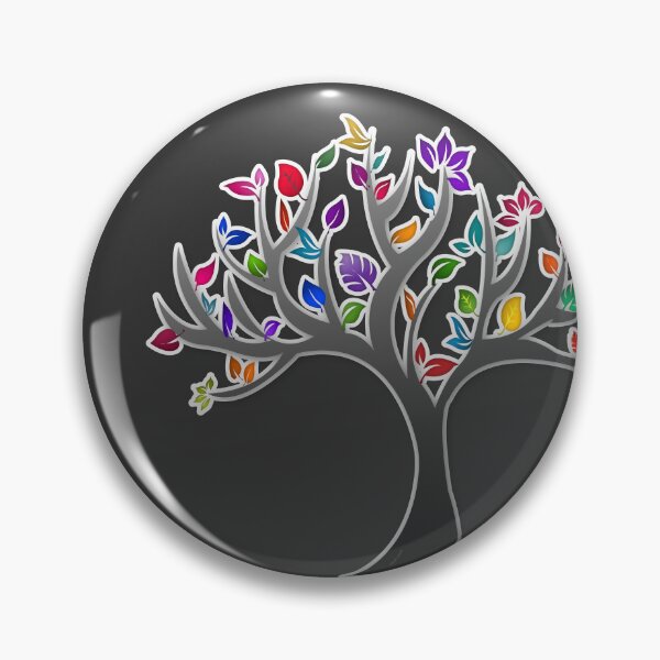 Item preview, Elegant colorful tree art for nature lovers and tree huggers  Caroline Laursen original designed and sold by Caroline Laursen.