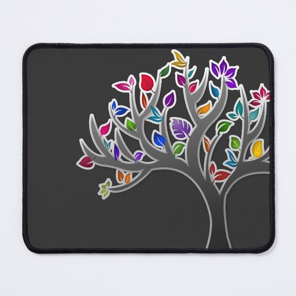 Item preview, Elegant colorful tree art for nature lovers and tree huggers Caroline Laursen original designed and sold by Caroline Laursen.