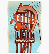 Könige von Leon - 20. Oktober 2017, Schottes-Mitte Columbus Ohio Poster