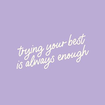Vorschaubild zum Design Dein Bestes ist genug positives Zitat von bykirstco