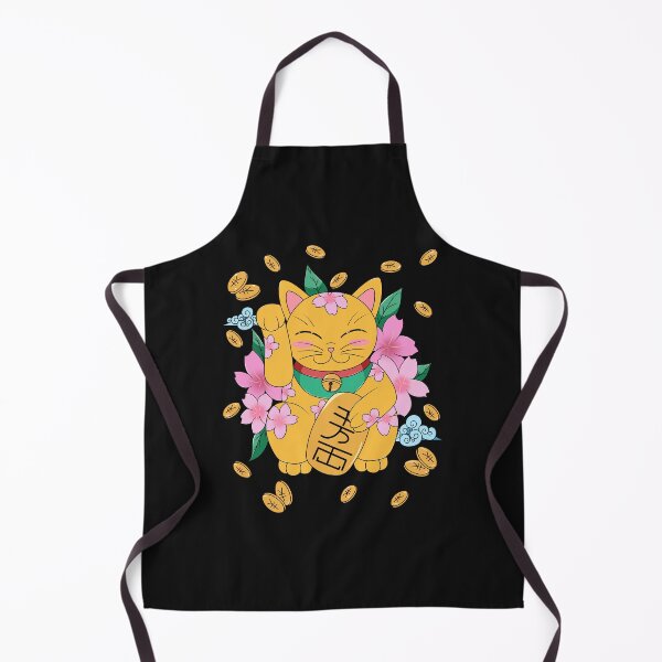 Item preview, Maneki neko with cerezo flower japanese  designed and sold by Natsukittyart.