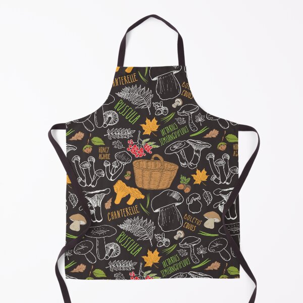 Item preview, Mushroom Hand Drawn Sketch Pattern designed and sold by foodiemarie.