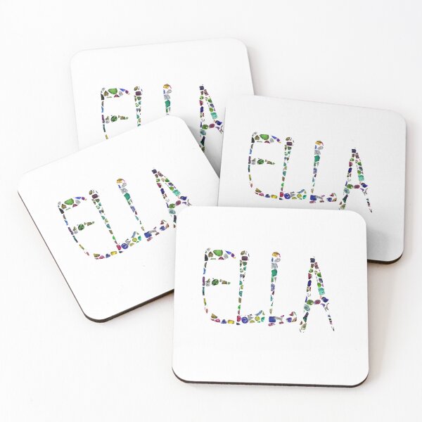 Item preview, The name ELLA made with Gemstones designed and sold by DigitalGemArt.