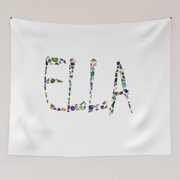 Item preview, The name ELLA made with Gemstones designed and sold by DigitalGemArt.