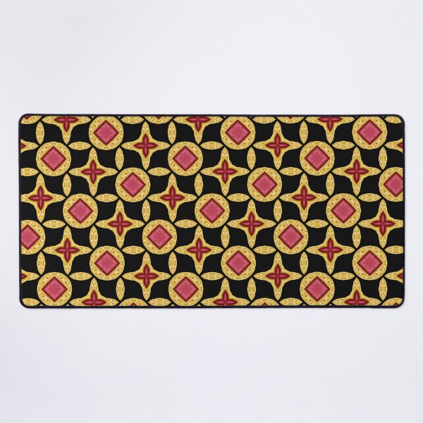 Item preview, Yellow and Red Gem Aesthetic Pattern 2 designed and sold by Bright76.