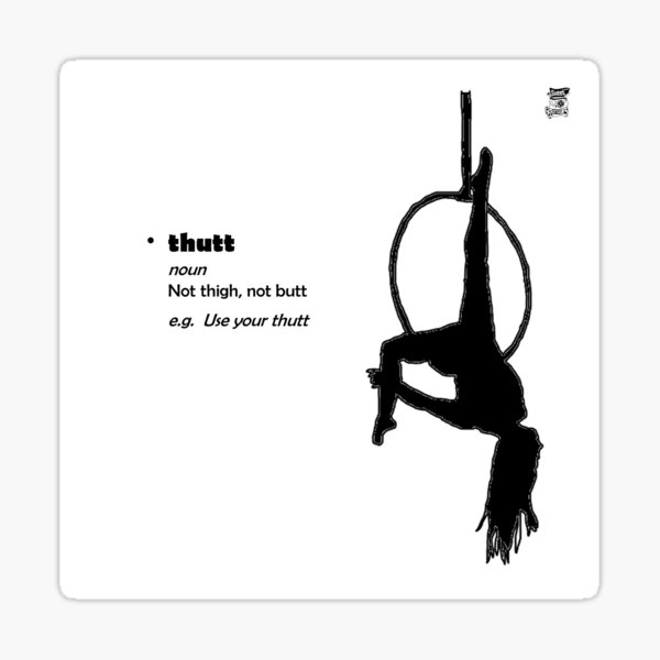 Aerialist Words - Thutt Sticker