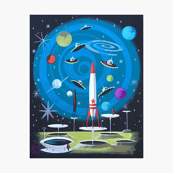 Item preview, Spaceships In Space designed and sold by elgatogomez.