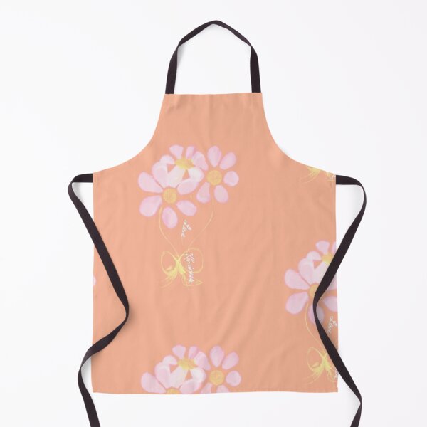 Item preview, Pink on Peach Daisies Love Kindness  designed and sold by IvaRenee.