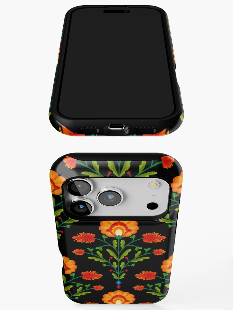 Thumbnail 3 of 4, iPhone Case, Flower Pattern designed and sold by RathiDesigns.