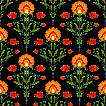 Artwork thumbnail, Flower Pattern by RathiDesigns