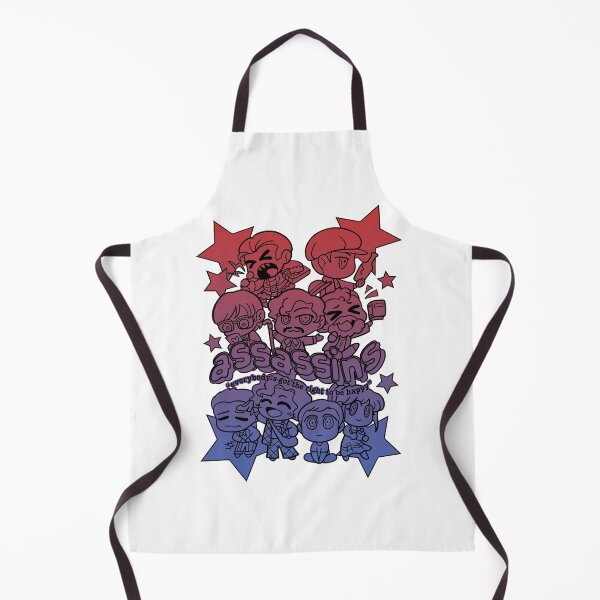 Item preview, Chibi Assassins (Red White and Blue fill) designed and sold by nessp.