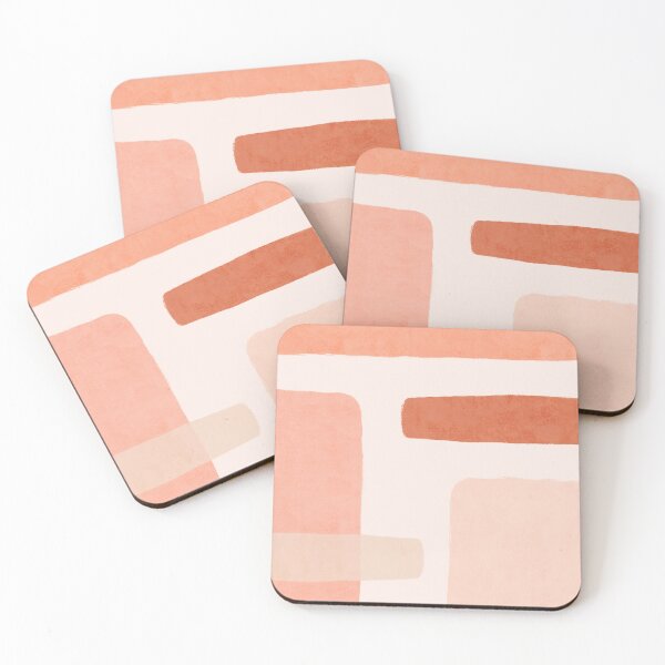 Item preview, Warm geometric shapes in pink designed and sold by Miss-Belle.