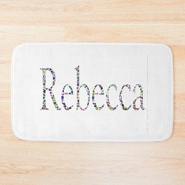 Item preview, The name Rebecca made with Gemstones designed and sold by DigitalGemArt.