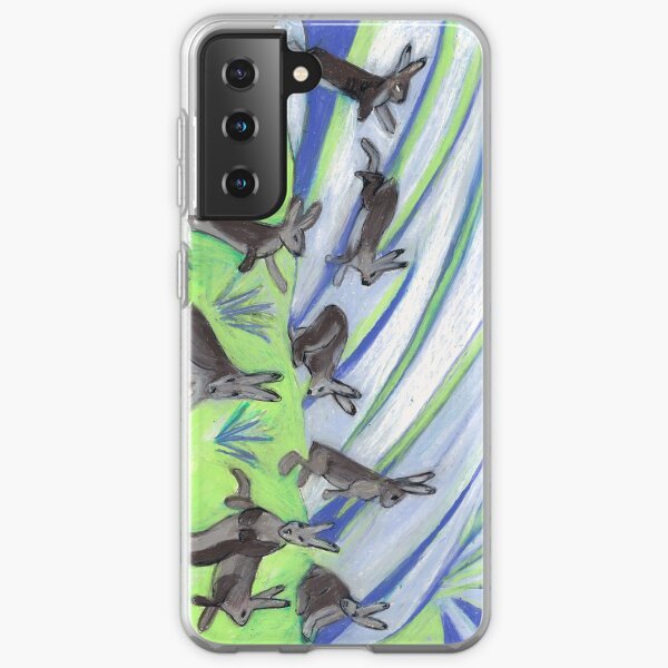 Ten Leaping Hares Samsung Galaxy Soft Case