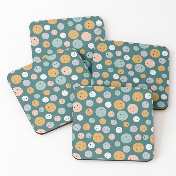 Item preview, Smiles - Teal designed and sold by KBurnsArt.