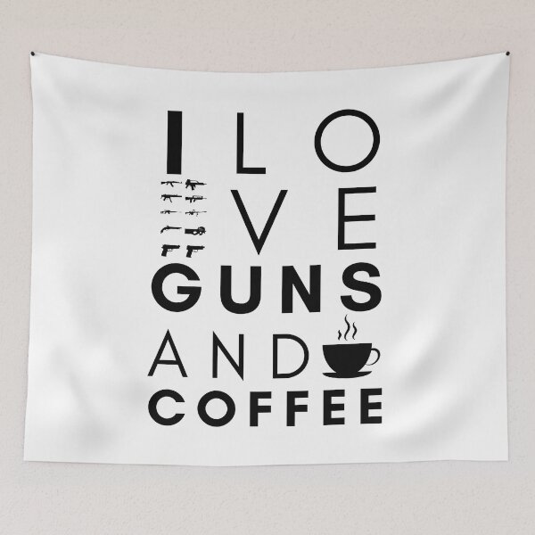 Item preview, i love guns and coffee designed and sold by Celebrity-go.