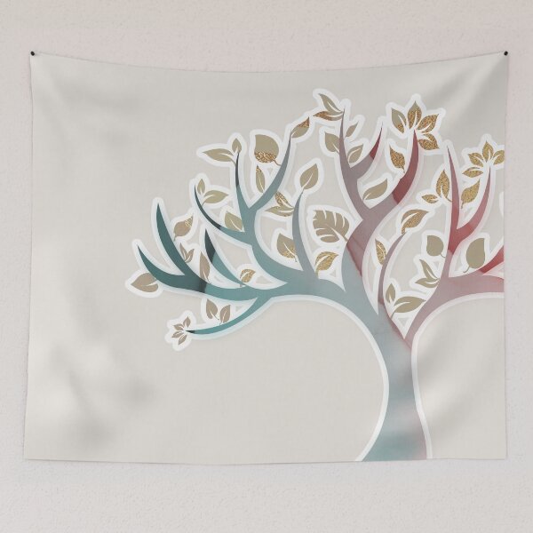 Item preview, Elegant pastel tree art for nature lovers and tree huggers  Caroline Laursen original designed and sold by Caroline Laursen.