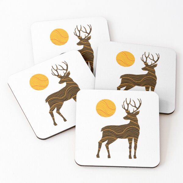 Item preview, Ciervo retro en el bosque designed and sold by Sunwang.