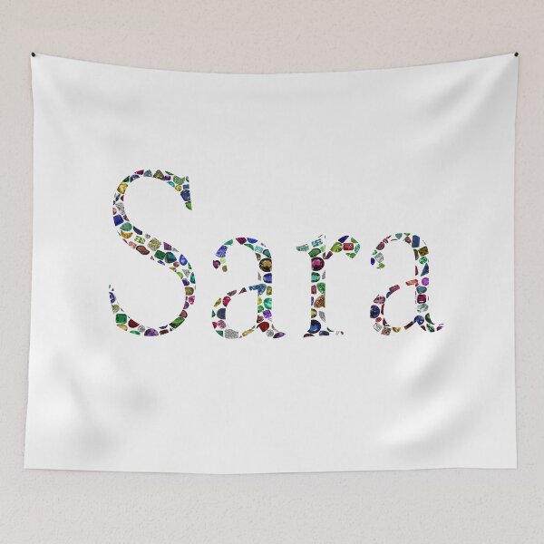 Item preview, The name SARA made with Gemstones designed and sold by DigitalGemArt.
