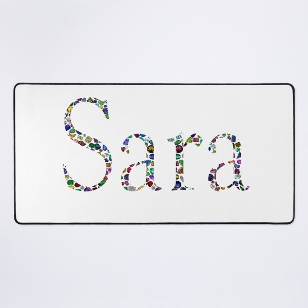 Item preview, The name SARA made with Gemstones designed and sold by DigitalGemArt.