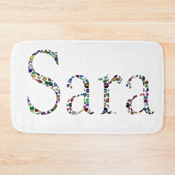Item preview, The name SARA made with Gemstones designed and sold by DigitalGemArt.