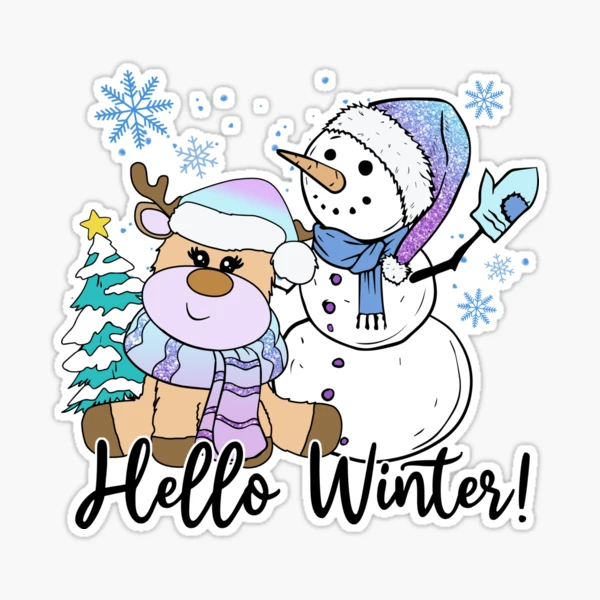 Hello Winter! 20 Stickers [Book]