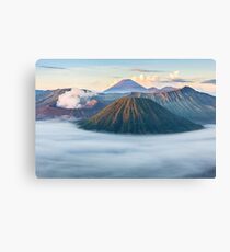 Volcano Mountain Geography Geology Landscape Canvas Print