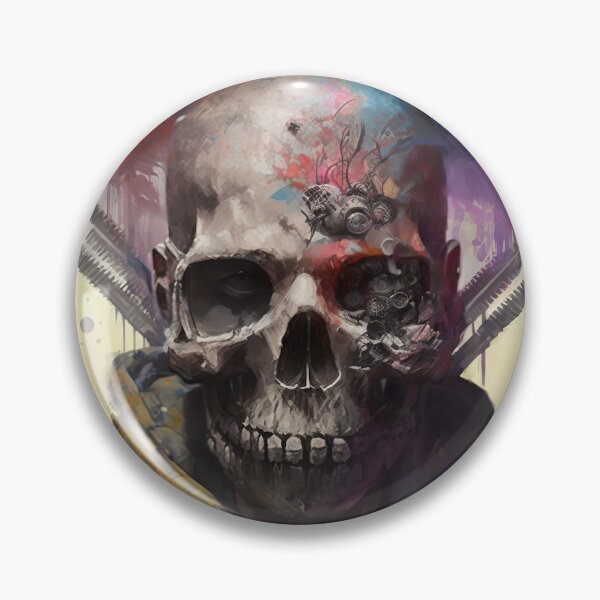 Item preview, post apocalyptic rebel skull designed and sold by Jenslemmens.