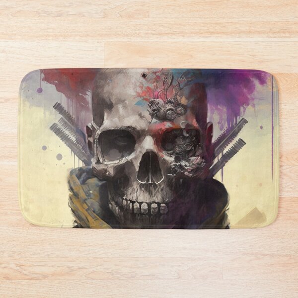 Item preview, post apocalyptic rebel skull designed and sold by Jenslemmens.