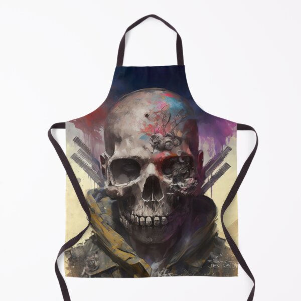Item preview, post apocalyptic rebel skull designed and sold by Jenslemmens.