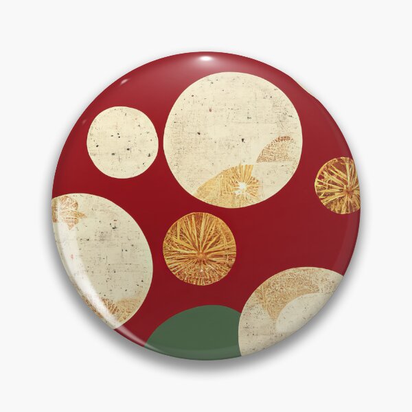 Item preview, Vintage patchwork pattern with circles designed and sold by MorningPanda.