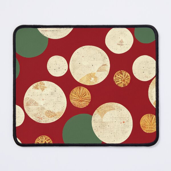 Item preview, Vintage patchwork pattern with circles designed and sold by MorningPanda.