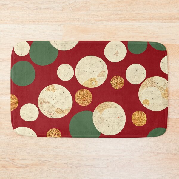 Item preview, Vintage patchwork pattern with circles designed and sold by MorningPanda.