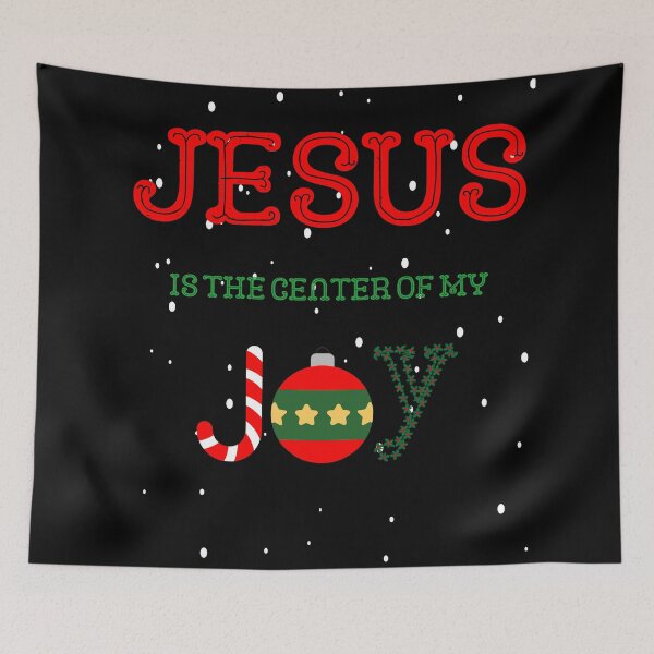 Item preview, Jesús es el centro de mi Alegría | Jesús es el motivo de la temporada | jesus reina cristiano designed and sold by BlessedConcepts.